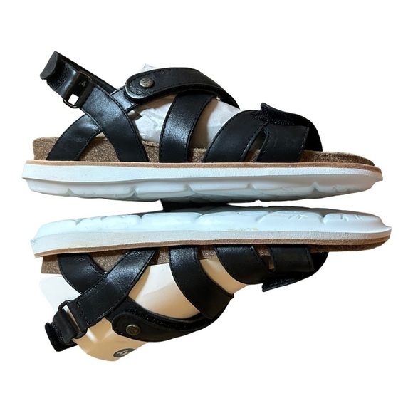 Wolky -Women's Sunstone leather Sandals in black - Picture 8 of 16